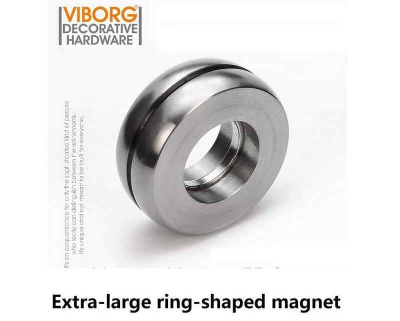 VIBORG Deluxe Solid SUS304 Stainless Steel Heavy-Duty Floor Mount Mounted Magnetic Door Stopper Doorstop Door Stop, RS-07 - Image 3